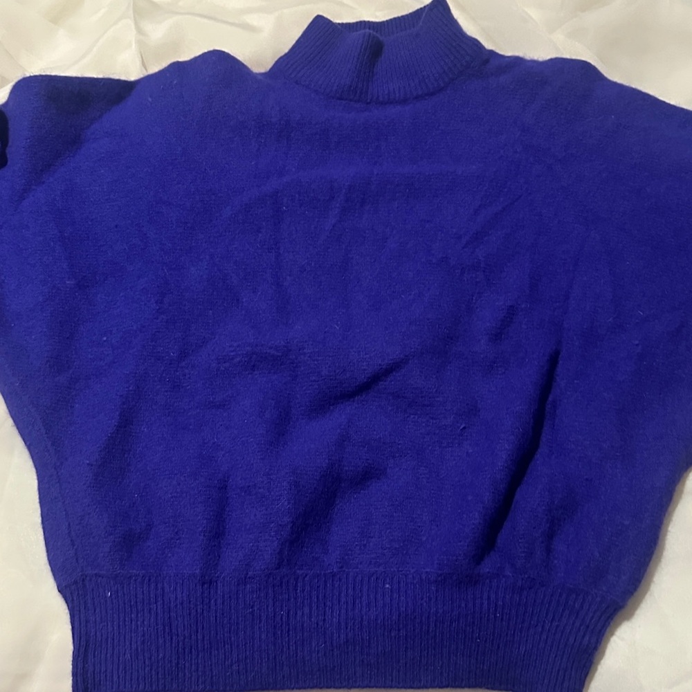 Jennifer Moore Putple Mock Turtleneck Sweater Size M